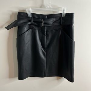 H&M Leather Skirt